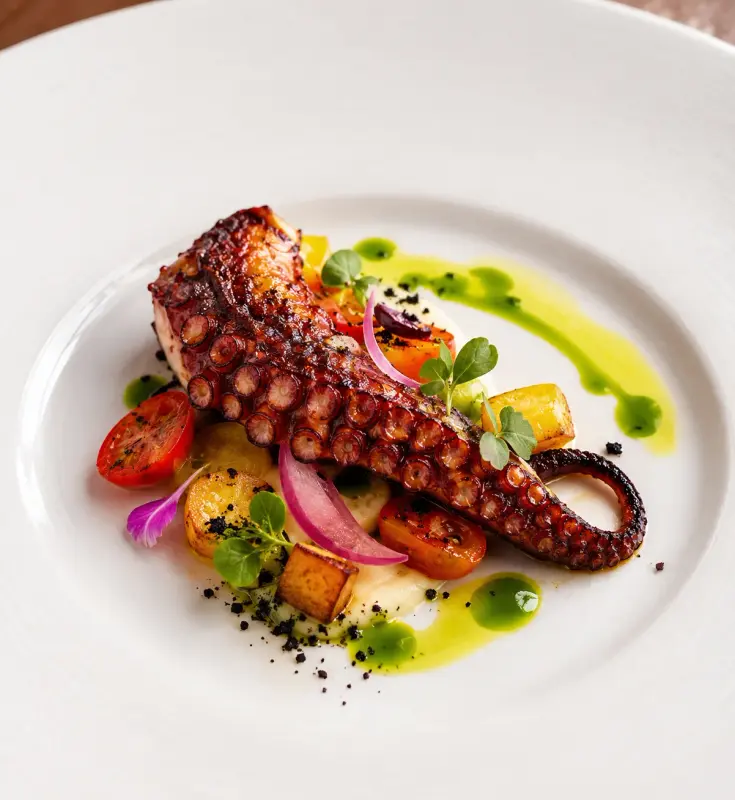Pulpo a la brasa